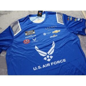 Legacy Motor Club Erik Jones Toyota NASCAR Racing T Shirt 3XL NWT USAF